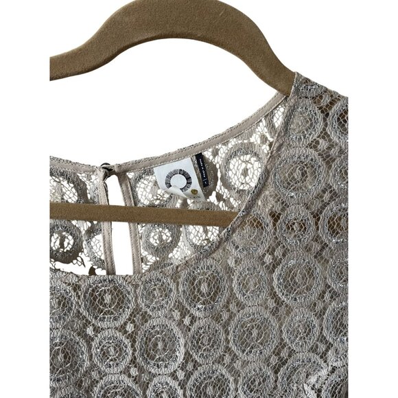 NWT Anthropologie Akemi + Kin Gold Party Blouse  L - Picture 9 of 12